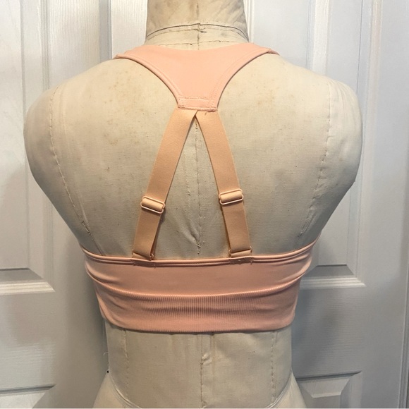 2 Avia Molded Split Racerback Sports Bra With Adjustable Straps Size Medium - Picture 5 of 13